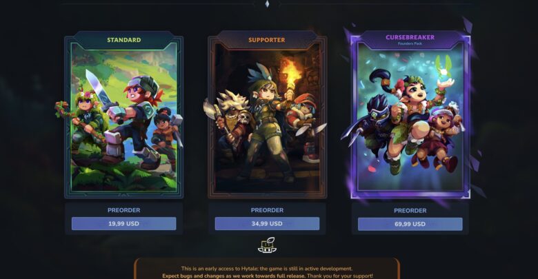 Hytale : les premiers prix officiels révélés avant l’accès anticipé