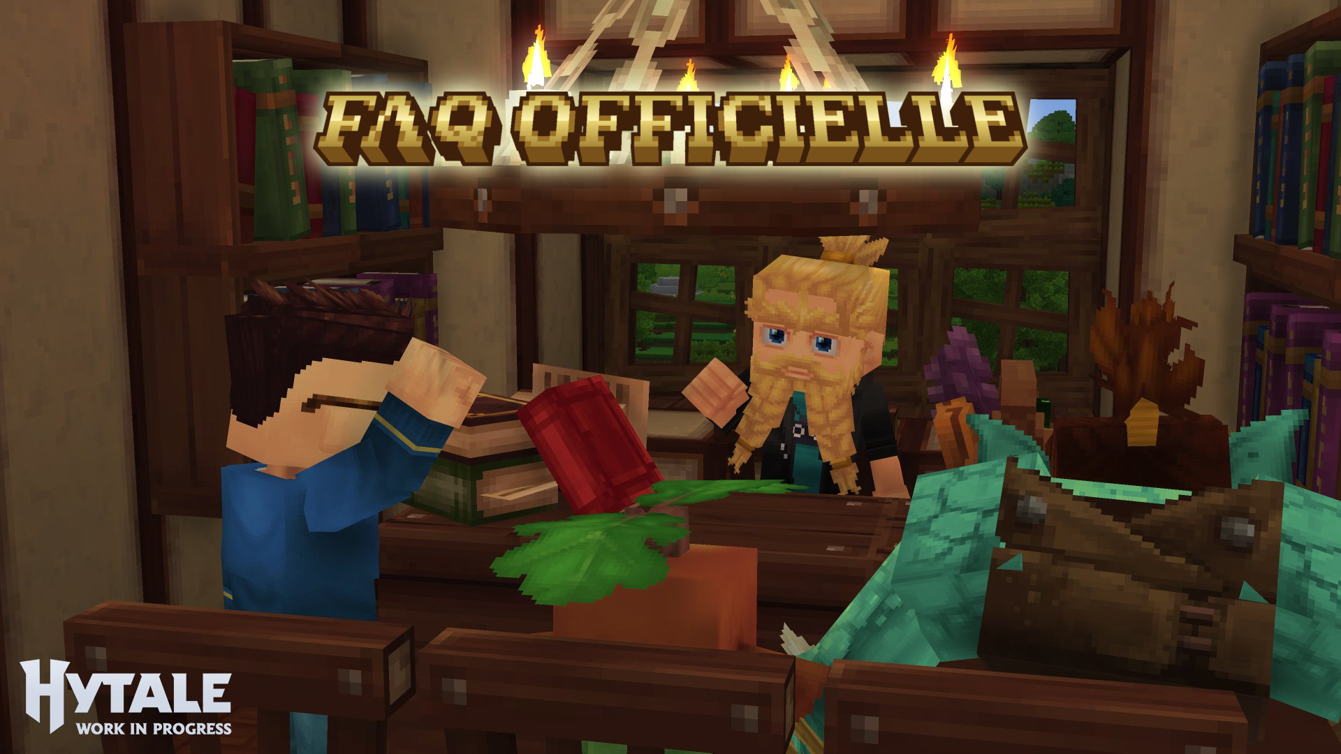 Illustration pour la FAQ officielle de Hytale