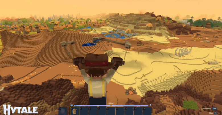 Le planeur arrive dans Hytale !