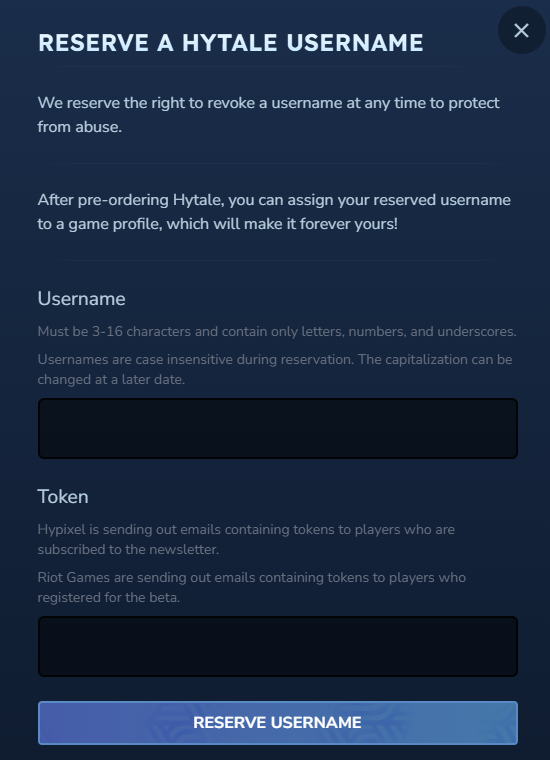 Vous pouvez désormais créer votre compte Hytale